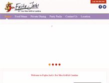 Tablet Screenshot of fajitajacks.com
